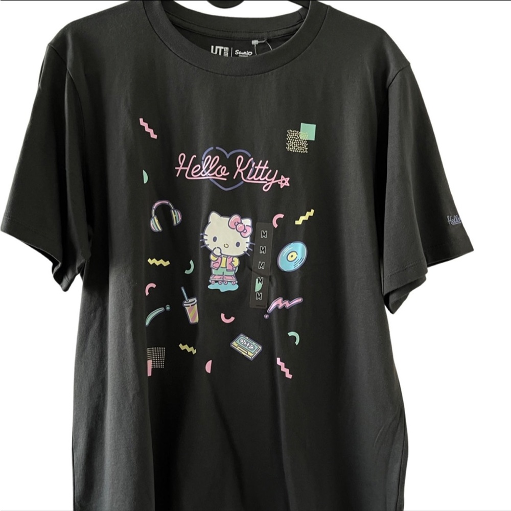 Uniqlo UT x Sanrio Characters Hello Kitty 80’s City Pop T-shirt M NWT